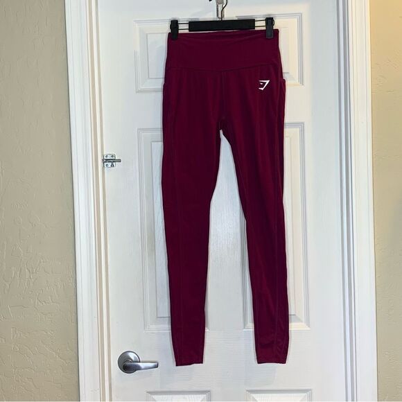 Gymshark Leggings Magenta Color Size Small - Picture 1 of 8